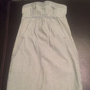 American Eagle striped denim dress